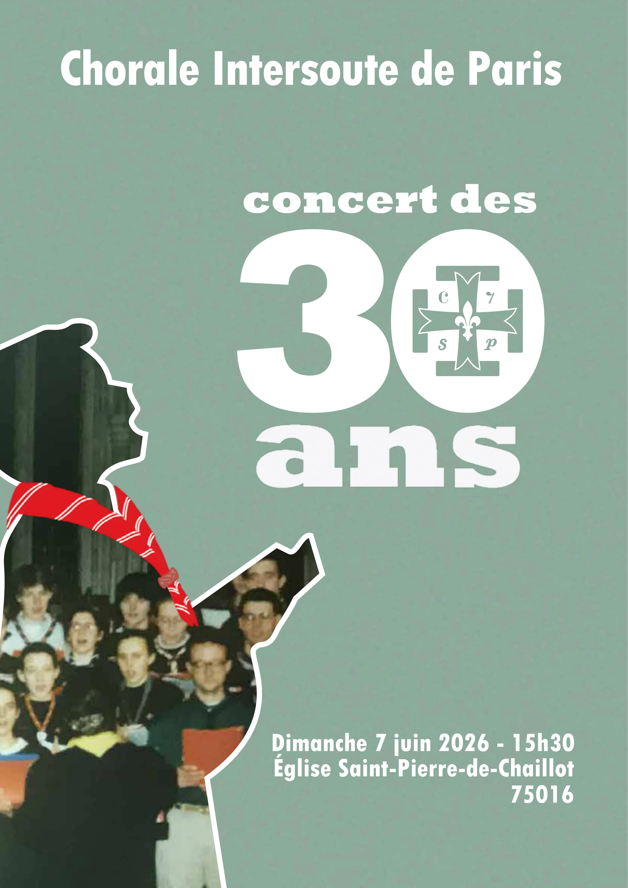 Affiche Concert des 30 ans